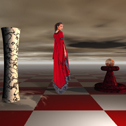 Acacia Chess Piece